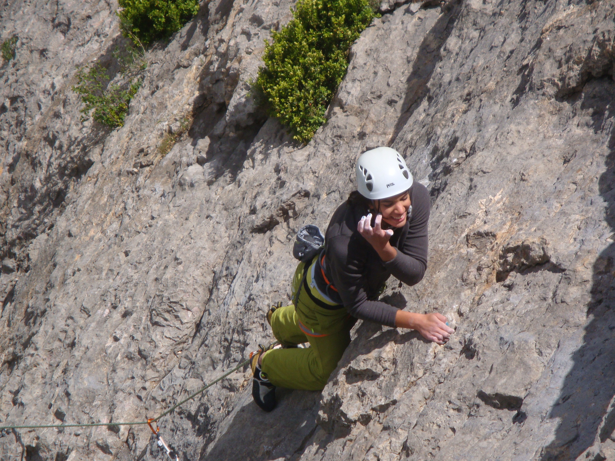 Escalade voie naturelle